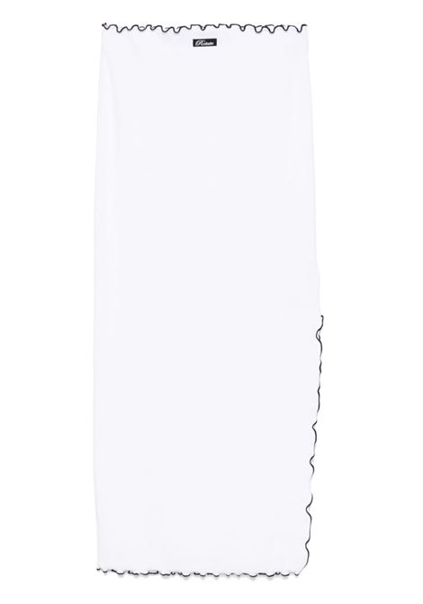 White ribbed midi skirt Rotate sunday - women